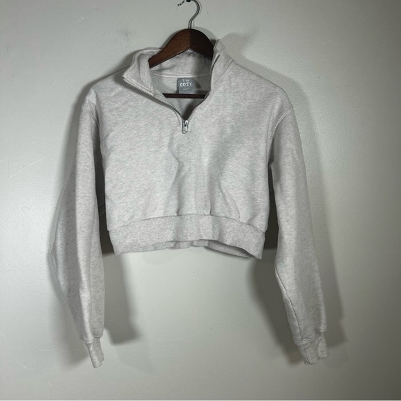 ARITZIA‎ TNA Gray Cropped Sweatshirt - Picture 1 of 4